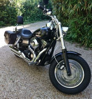 Sacoche Myleatherbikes Harley Dyna Fat bob_80